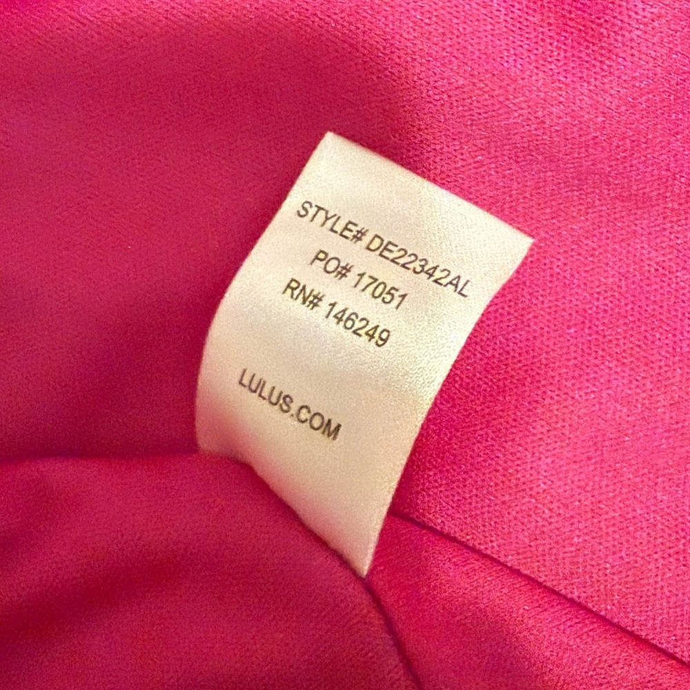 Lulu’s Darling Delight Fuchsia Skater Dress - Picture 14 of 15